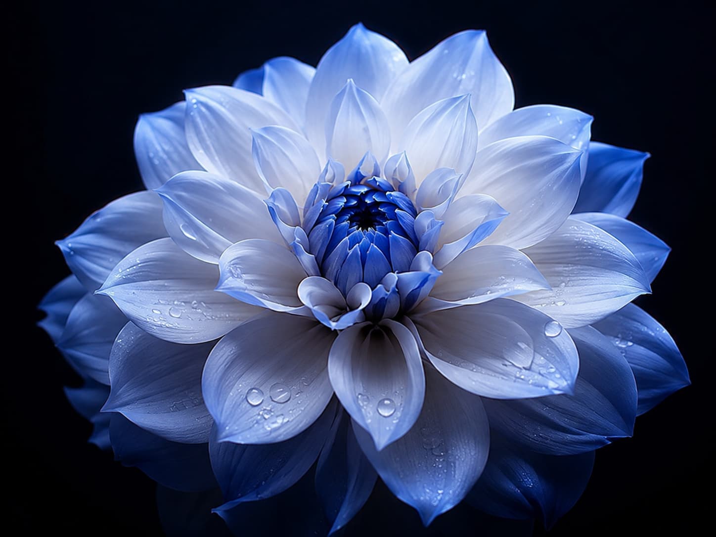 Blue flower background preview
